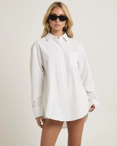Subtitled - Dylan Stripe Poplin Shirt