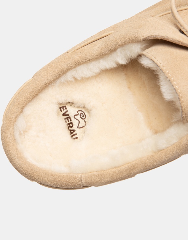EVERAU - EverAU Ugg Churna Cow Suede Upper Loafer Oxfords Flats