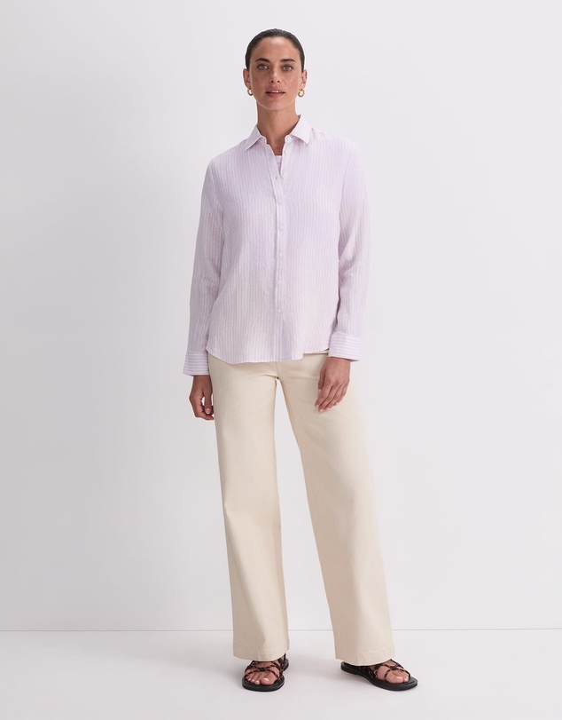 Sportscraft - Dahlia Stripe Linen Shirt