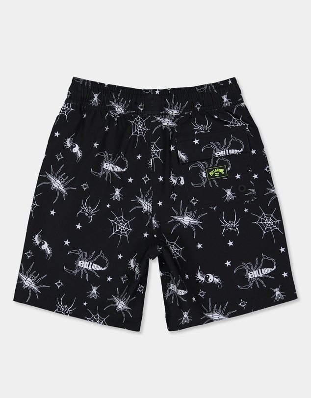 Billabong Kids - Boys 2 to 6 Creatures Layback Boardshorts