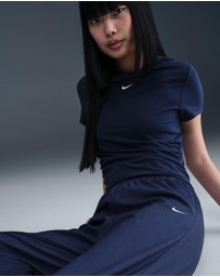 Nike - Sportswear Chill Poplin High-Waisted Loose Open-Hem Pants