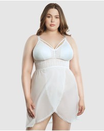 Parfait - Mia Lace & Mesh Padded Full Bust Chemise