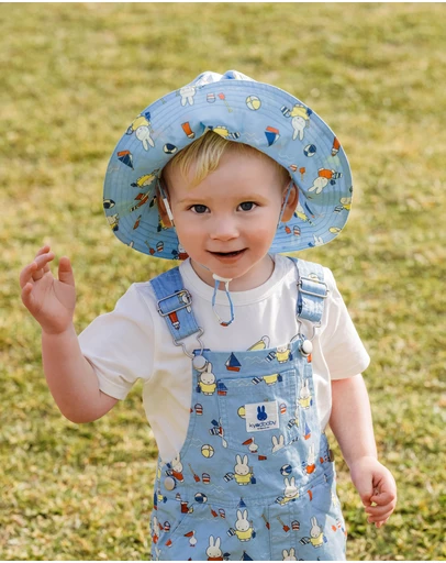 Kynd Baby - Miffy Broad Brim Hat in Harbor Blue