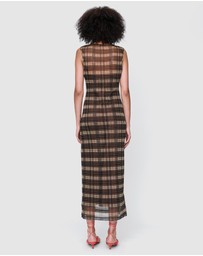 Wynn Hamlyn - Silk Mesh Maxi Dress