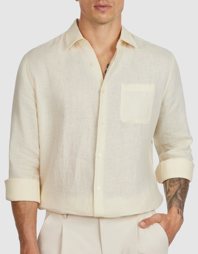 Tarocash - Hamilton Pure Linen Shirt