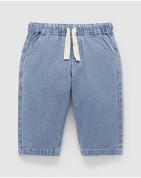 Purebaby - Pull on Relaxed Jeans -Kids-Babies