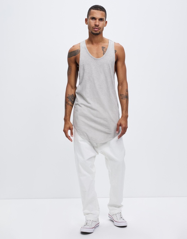 Surrounded By Ghosts - The Gismondine Coated Denim Drawstring Pants
