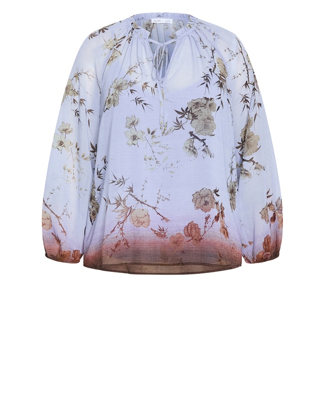 City Chic - Love Border Print Top