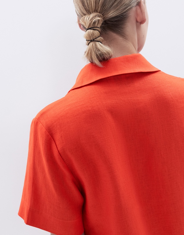 UNISON - Collared Linen Dress