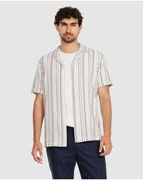 Tarocash - Crete Stripe Texture Shirt