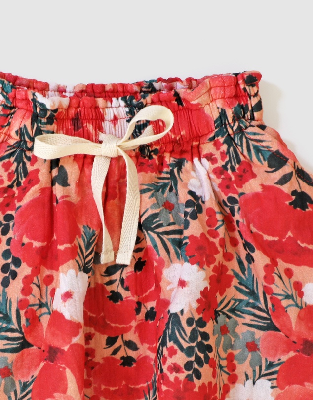 WITH LOVE FOR KIDS - Cotton Muslin Paperbag Skirt - Babies - Kids