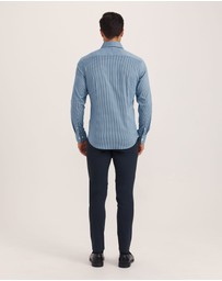 SABA - Lucian Long Sleeve Stretch Check Shirt