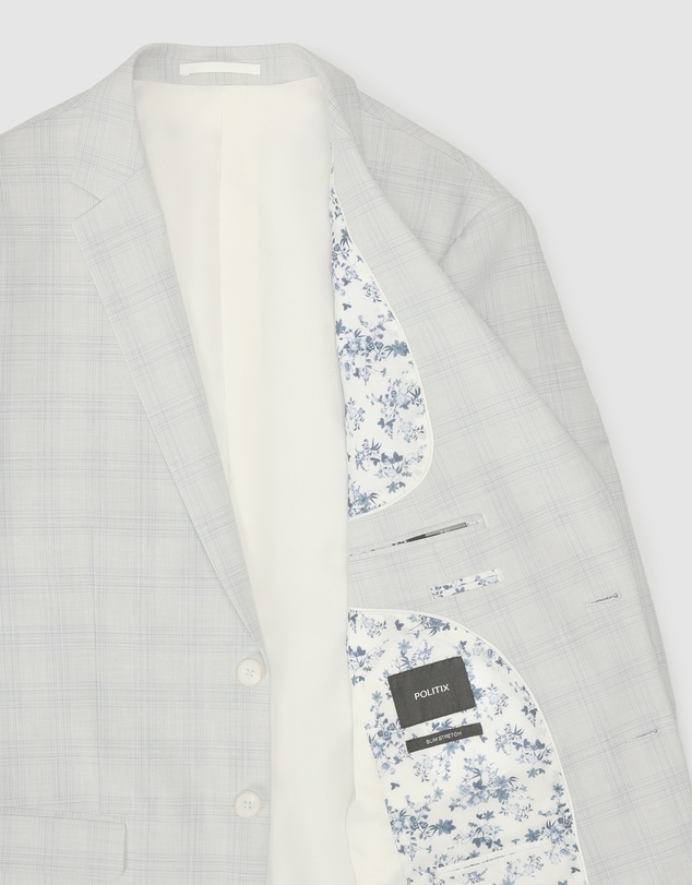 Politix - Prince Of Wales Check Tailored Jacket