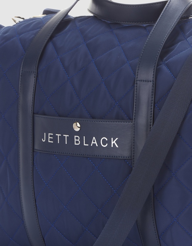 JETT BLACK - London Navy Travel Bag