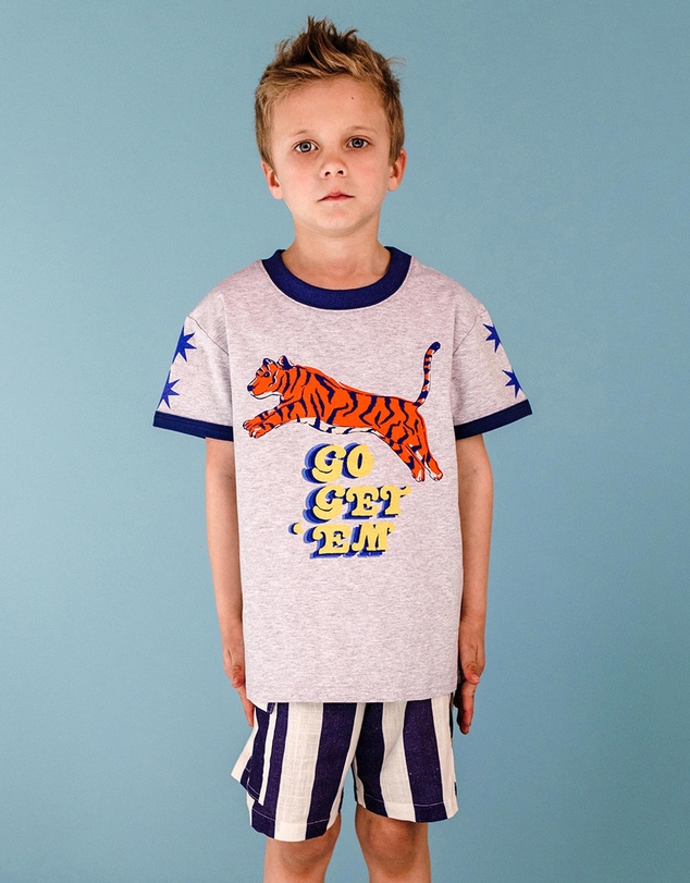 Rock Your Kid - Retro Ringer Tee - Kids