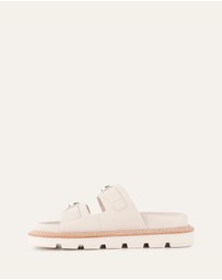 Jo Mercer - Vichy Flat Sandals