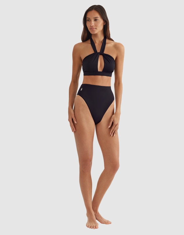 Polo Ralph Lauren - Signature Solids Twist Front & Tie Back Halter Bikini Top