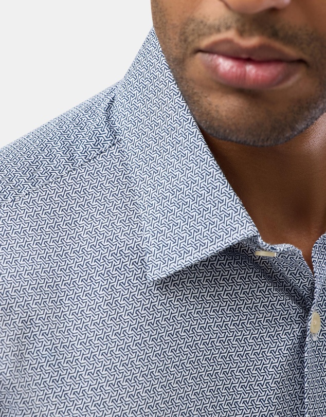 Brooksfield - Abstract Print Slim Fit Shirt
