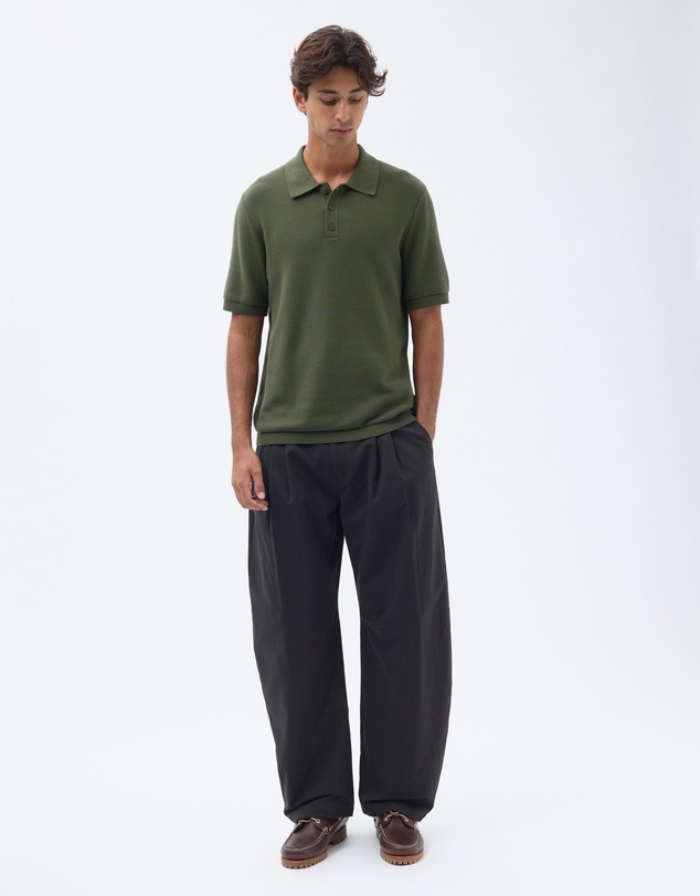 AERE - Organic Cotton Short Sleeve Polo