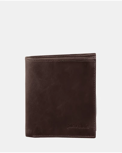Pierre Cardin - Pierre Cardin Rustic Leather Tri-Fold Men's Wallet