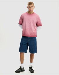 Cotton On - Baggy Denim Shorts