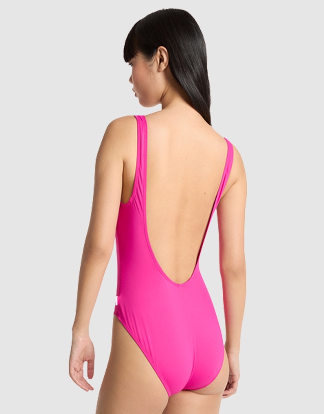 Michael Kors - Scoop Neck High Cut Low Back Swimsuit