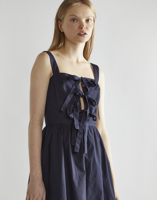Glamorous - Bow front midi dress