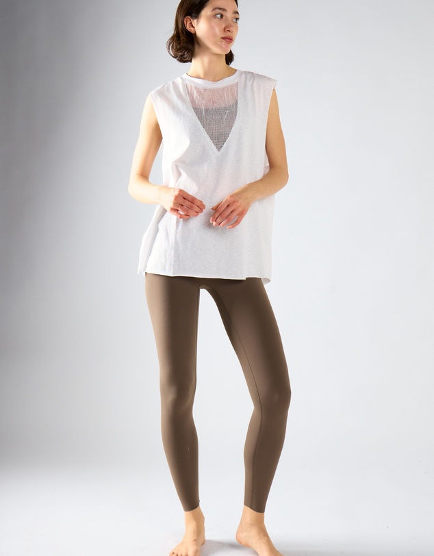 Glamorous - Mesh Insert Sleeveless Top