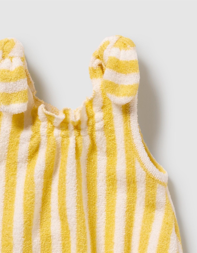 Wilson & Frenchy - Organic Terry Tie Playsuit - Babies