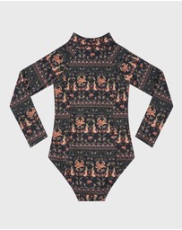 Aqua Blu Kids - Luxor Long Sleeve One Piece - Kids