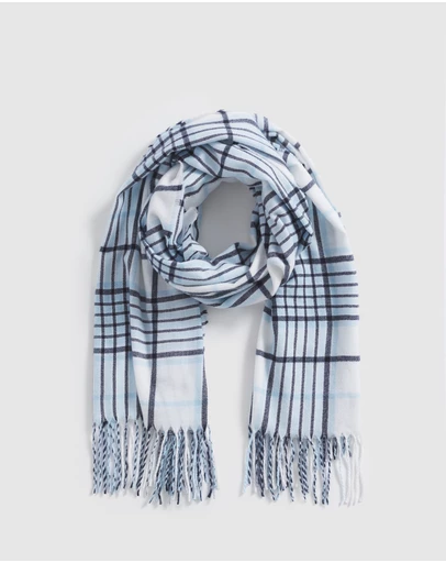 Seed Heritage - Check Woven Scarf