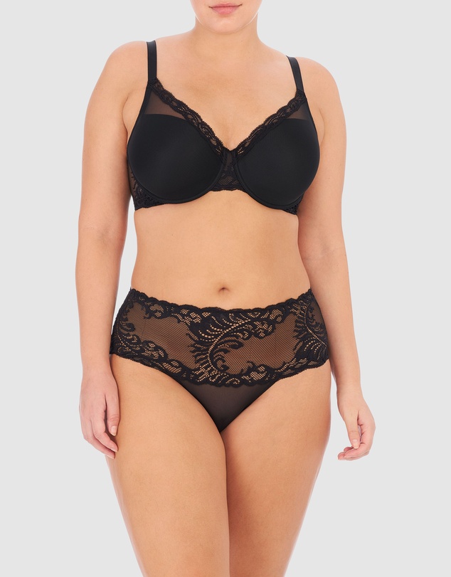 Natori - Feathers Mid Rise Retro Lace Brief