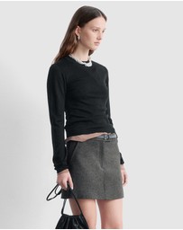 & Other Stories - Wool Mini Skirt