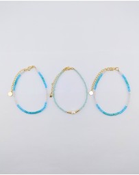 Miz Casa and Co - Crystal Beaded Bracelet Stack