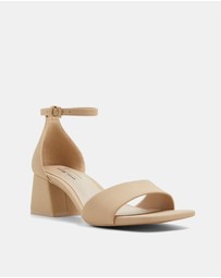 Call It Spring - Vicki Ankle Strap Block Heels