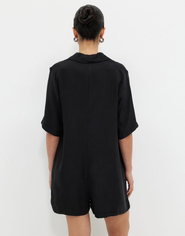 Calli - Cupro Slouch Playsuit