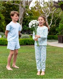 Sant And Abel - Kids Daisy Jersey Long PJ Set