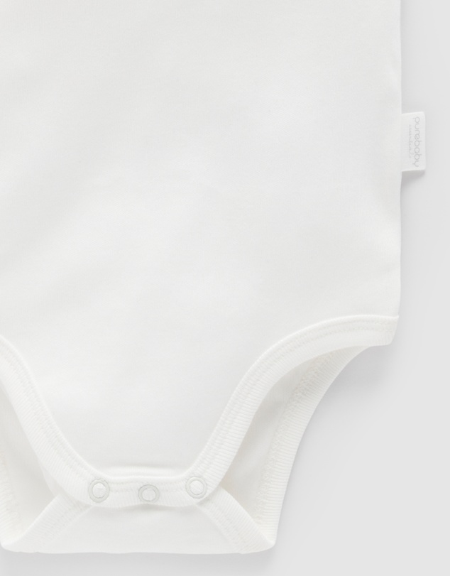 Purebaby - 2 Pack Singlet Bodysuit-Babies