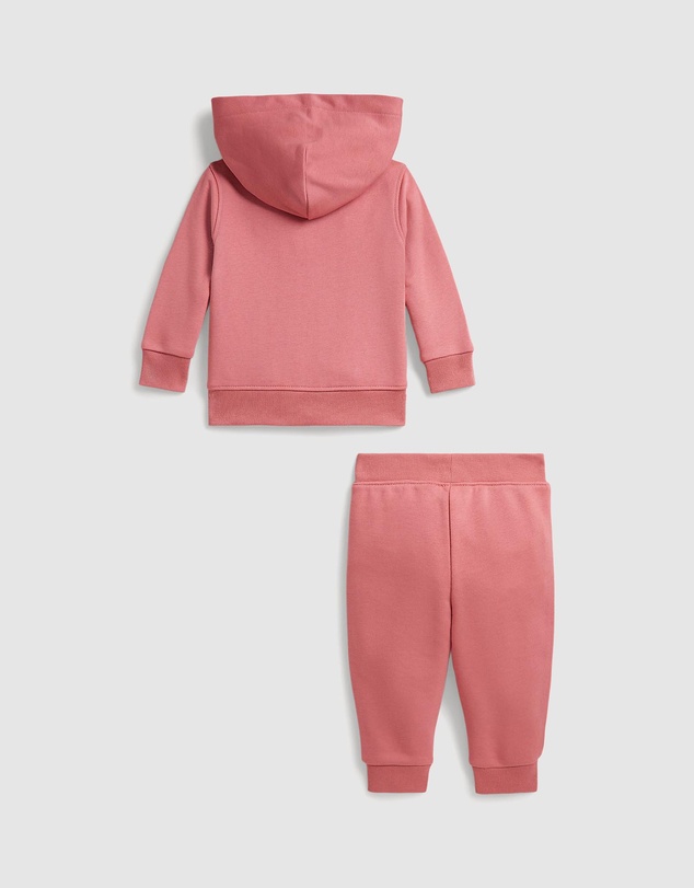 Polo Ralph Lauren - Eyelet-Trim Terry Hoodie & Jogger Pants - Babies
