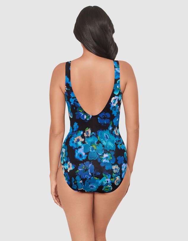 Miraclesuit Swimwear  - Secret Garden Circe Knot Detail Shaping Swimsuit
