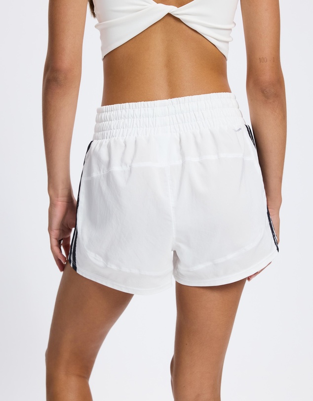 adidas Performance - Pacer Workout Woven High Rise 3 Inch Shorts