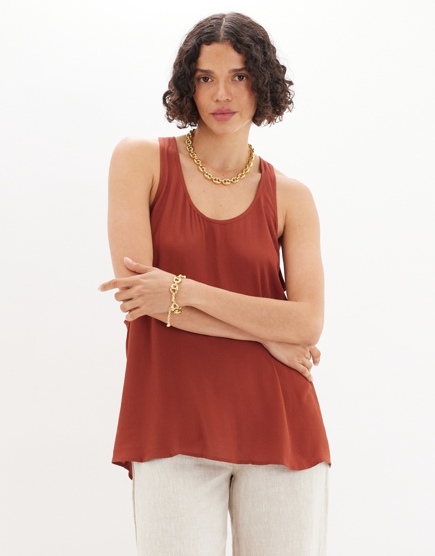Amelius - Sabine Side Button Top
