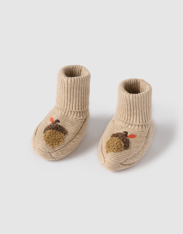 Purebaby - Magical Forest Knitted Bootie -Kids-Babies
