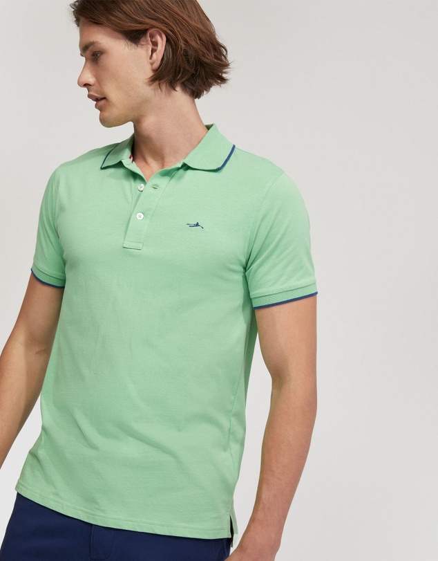 Oxford - Henry Cotton Tipping Jersey Polo