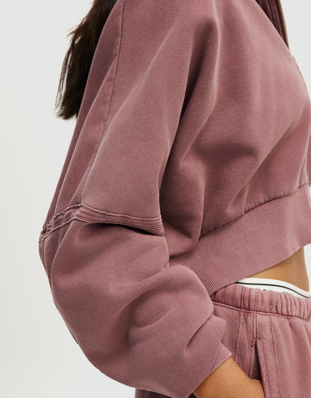 Cotton On Body Active - Active Raw Edge Zip Through Hoodie