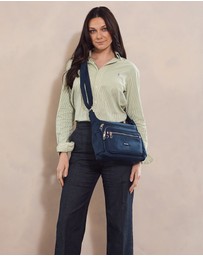 Pierre Cardin - Pierre Cardin RFID Anti-Theft Nylon Crossbody