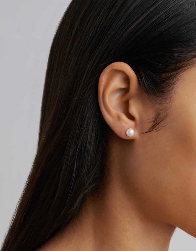 By Charlotte - Floating On Air Pearl Stud Earrings - 6mm
