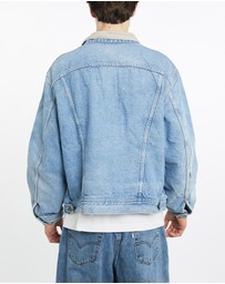 Vintage by The Real Deal - Pre Loved - Vintage 90s Lee Stormrider Blanket Lined Denim Jacket