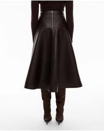 Witchery - Spliced Faux Leather Skirt