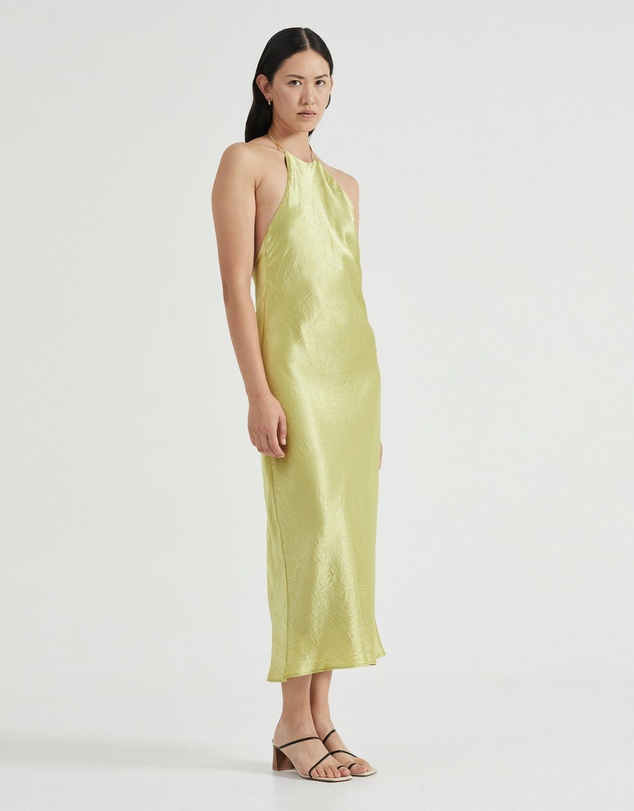 Third Form - Crush Bias Halter Dress